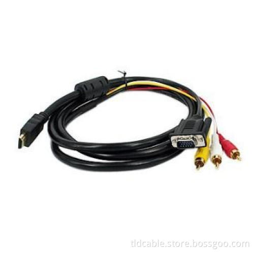 Wholesale HDMI to VGA 3RCA Cable